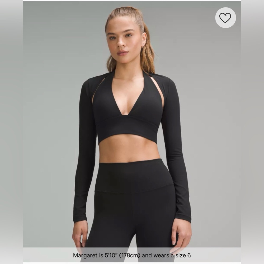 Lululemon Nulu Long Sleeve Yoga Shrug Black